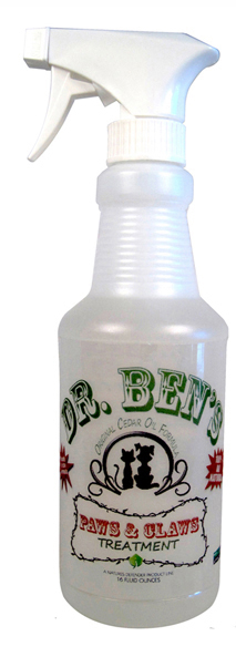 Flea, Tick and Mite Control Cedar Oil Spray for Dogs and Cats. Dr. Ben's Paws & Claws - 16 oz. Flea, Tick and Mite Control Cedar Oil Spray for Dogs and Cats. Dr. Ben's Paws & Claws - 16 oz.